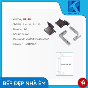 Bản Lề Âm Tủ Siêu Tải Trọng HA-20 - GROB