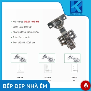 Bản Lề Inox 201 GS.01-02-03 - GROB