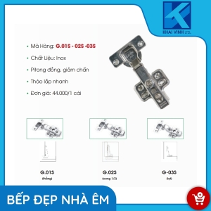 Bản Lề Inox G.01S-02S-03S - GROB