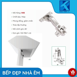Bản Lề Nối Cánh Thép H45 - GROB