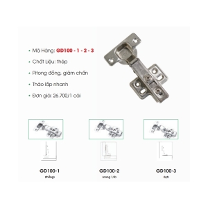 Bản Lề Thép GD100-1-2-3 - GROB