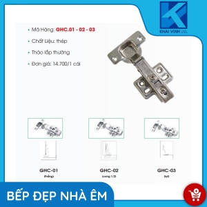 Bản Lề Thép GHC.01-02-03 - GROB