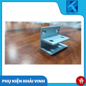Bas kẹp kính nhôm số 1 chữ F