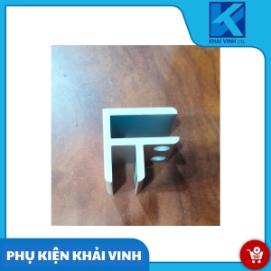 Bas kẹp kính nhôm số 2 chữ L