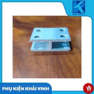 Bas kẹp kính nhôm số 3 180 độ