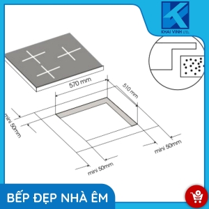Bếp Ba Từ SHG3-7343.1 GROB