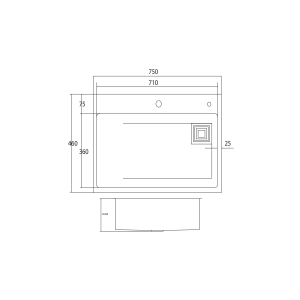 Chậu Rửa 1 Hố GP304-7646A - GROB