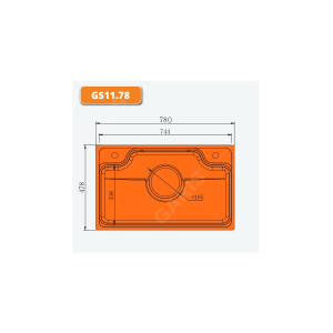  Chậu Rửa 1 Hố GS11.78 - GARIS