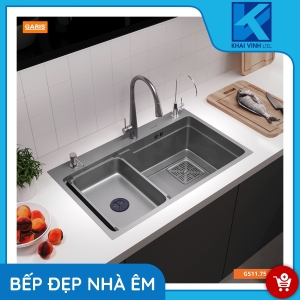  Chậu Rửa 1 Hố - Tích Hợp Hố Phụ Rời GS11.75 - GARIS