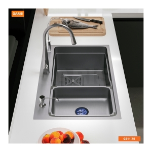  Chậu Rửa 1 Hố - Tích Hợp Hố Phụ Rời GS11.75 - GARIS