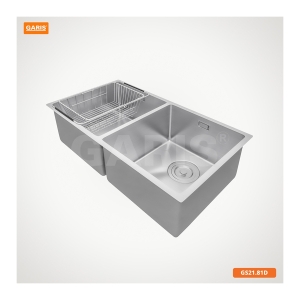  Chậu Rửa 2 Hố Cân Âm Bàn Đá GS21.81D - GARIS