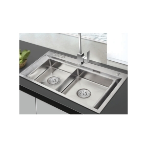 Chậu Rửa 2 Hố Cân Có Cài Dao GV304-8248A - GROB