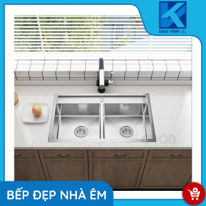 Chậu Rửa 2 Hố Cân GV304-8050B - GROB