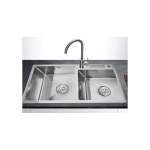 Chậu Rửa 2 Hố Có Cài Dao GV304-8245B - GROB