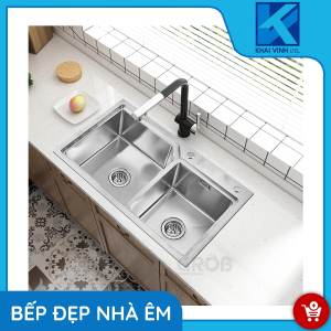 Chậu Rửa 2 Hố GV304-8248B - GROB