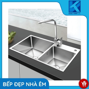 Chậu Rửa 2 Hố Inox GS304-8245HD - GROB