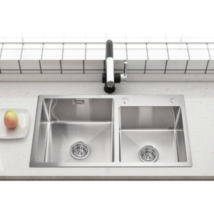 Chậu Rửa 2 Hố Inox GV304-8245A - GROB