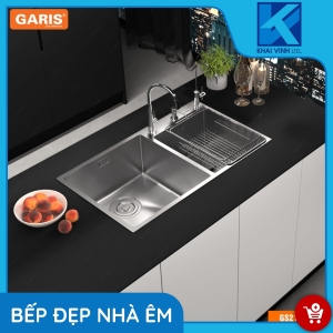  Chậu Rửa 2 Hố Lệch GS21.82 - GARIS