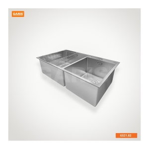  Chậu Rửa 2 Hố Lệch GS21.82 - GARIS