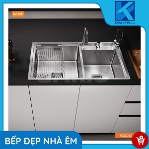  Chậu Rửa 2 Hố Lệch GS22.82 - GARIS