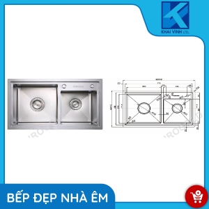 Chậu Rửa Bát EUP18248 - EUROGOLD 