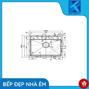 Chậu Rửa Bát EUS55848 - EUROGOLD 