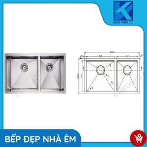 Chậu Rửa Bát EUS68144 - EUROGOLD 