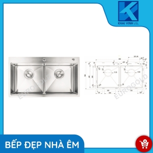 Chậu Rửa Bát EUS88850 - EUROGOLD 
