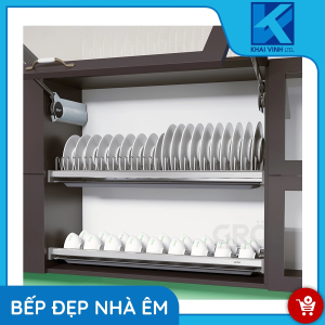 Giá Bát Cố Định Khung Nhôm - Inox Mạ Crom GS-160 - GROB