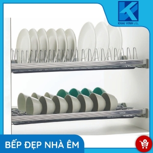 Giá Bát Cố Định Khung Nhôm - Inox Mạ Crom GS-160 - GROB