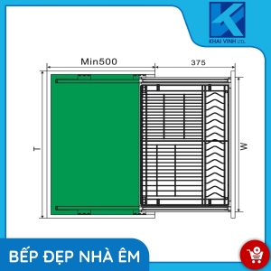 Giá Bát Đĩa Đa Năng Hợp Kim Sơn Nano GP-60 - GROB