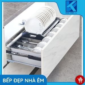 Giá Bát Đĩa Đa Năng Inox Hộp - Gắn Cánh GH-61 - GROB