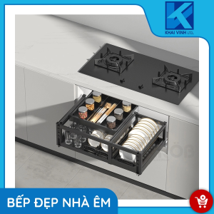 Giá Bát Đĩa Đa Năng Nhôm Phủ Nano C1NB.60 - GROB