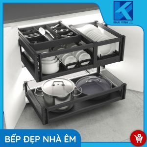 Giá Bát Đĩa Đa Năng Nhôm Phủ Nano C1NB.60 - GROB