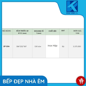 Giá Bát Đĩa Để Bàn Inox Hộp UP-50A - GROB