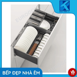 Giá Bát Đĩa Hộp Nhôm Anode Cao Cấp EUM6060 - EUROGOLD