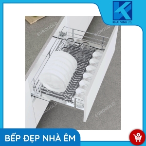 Giá Bát Đĩa Nan Oval Đa Năng Âm Tủ EPV6060F  - EUROGOLD