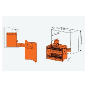 Giá Bát Đĩa Nâng Hạ ML06N - GARIS