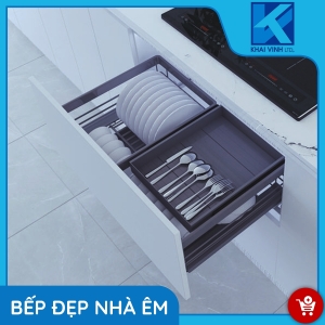 Giá Bát Đĩa Nhôm Phủ Nano - Nan Oval C1NNB-60 - GROB