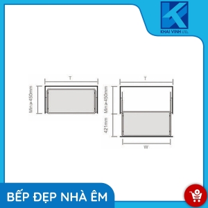 Giá Bát Đĩa Nhôm Phủ Nano - Nan Oval C1NNB-60 - GROB
