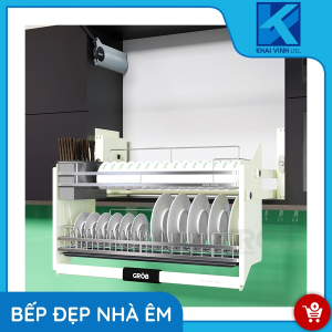 Giá Bát Nâng Hạ Inox SUS304 GV304-160 - GROB