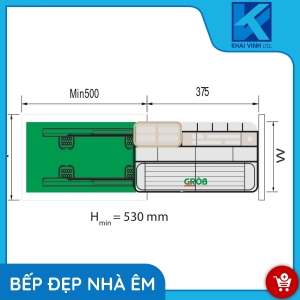 Giá Dao Thớt, Chai Lọ Hợp Kim Sơn Nano GP-20 - GROB