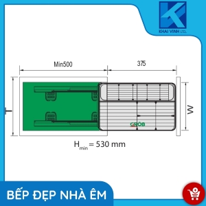 Giá Dao Thớt, Chai Lọ Nan Dẹt GC304-20 - GROB