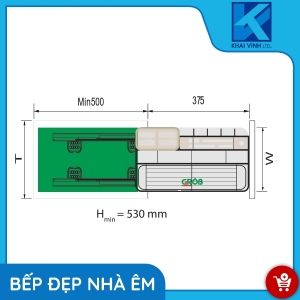 Giá Dao Thớt, Chai Lọ Nan Vuông - Inox Mạ Crom CS-20 - GROB
