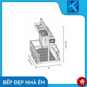 Giá Dao Thớt, Gia Vị Hợp Kim Nhôm C1NT.25 - GROB