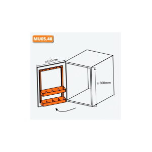 Giá Để Chai Lọ Tẩy Rửa MU05.40 - GARIS