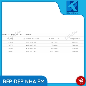 Giá Để Đồ Trang Sức Ray Giảm Chấn EUA6160 - EUROGOLD 