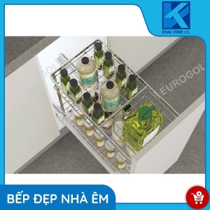 Giá Gia Vị Inox 304 Nan Dẹt - Khung Inox 304 Chống Rung EP2220 - EUROGOLD