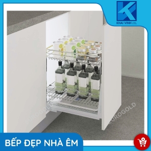 Giá Gia Vị Inox Nan Vuông Mạ Crom ERO2020B2 - EUROGOLD