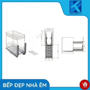 Giá Gia Vị Inox Nan Vuông Mạ Crom ERO2020B2 - EUROGOLD